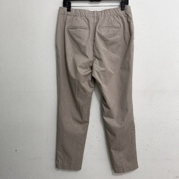 J Jill Straight Leg Oatmeal Beige Pants Women's Size 8 Casual Stretch Comfort - Picture 5 of 12